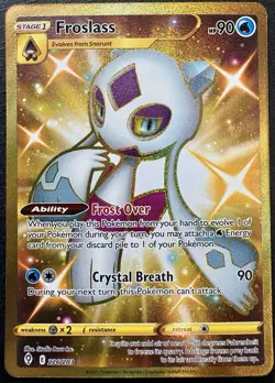 Pokemon TCG - Froslass 226/203 - Evolving Skies - SECRET RARE - 2021 English - Image 1