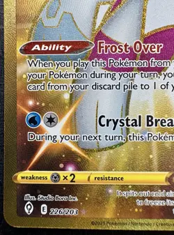 Pokemon TCG - Froslass 226/203 - Evolving Skies - SECRET RARE - 2021 English - Image 4