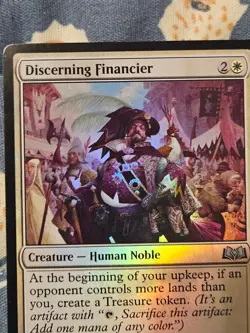 Discerning Financier FOIL Wilds of Eldraine MTG Magic - Image 2