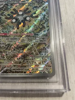 Pokemon Center Magneton Surging Sparks Promo Eng BGS 9.5 Shinji Kanda + Cover - Image 2
