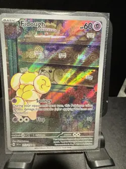 Pokemon TCG Fidough 213/198 Scarlet & Violet Holo Illustration Rare Full Art - Image 1
