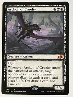 Archon of Cruelty (Showcase) Modern Horizons 2 Non-Foil Regular MTG - Image 1