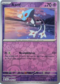 Azelf 80/191 Reverse Holo Surging Sparks - Pokemon TCG - Mint - Image 1