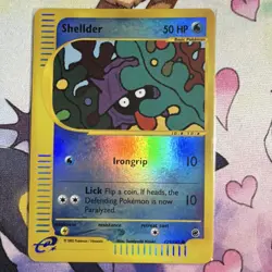 Pokemon Shellder Expedition Base Set 129/165 Reverse Holo Common 50 HP English - Image 1