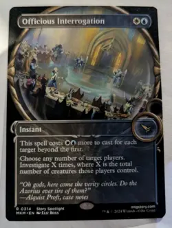Officious Interrogation (Showcase) Murders at Karlov Manor - MTG RARE - Image 1