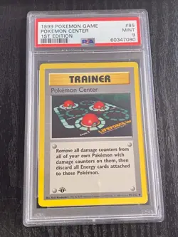 1999 POKEMON 1ST EDITION POKEMON CENTER #85 PSA 9 MINT. - Image 1