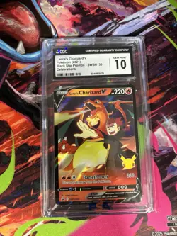 Lance's Charizard V Pokemon (2021) Black Star Promos - SWSH133 CGC 10 Gem Mint - Image 1