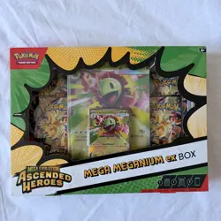 Pokemon Mega Evolution Ascended Heroes Mega Meganium EX Box Factory Sealed - Image 1