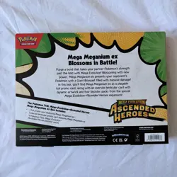 Pokemon Mega Evolution Ascended Heroes Mega Meganium EX Box Factory Sealed - Image 2