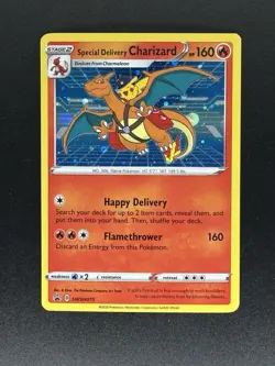 Special Delivery Charizard SWSH075 Black Star Promo Pokemon - Image 1