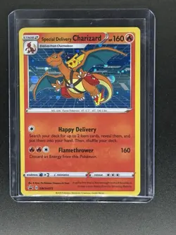 Special Delivery Charizard SWSH075 Black Star Promo Pokemon - Image 3
