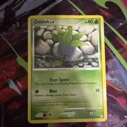 Pokemon Oddish Regular 111/146 Basic 40 HP 10 Legends Awakened 2008 - Image 1