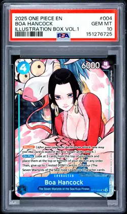 Boa Hancock 004 Illustration Box Vol.1 One Piece Promos One Piece PSA 10 - Image 1