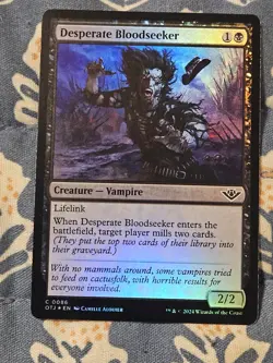 Desperate Bloodseeker FOIL Outlaws of Thunder Junction MTG Magic - Image 2