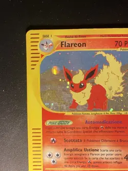 Pokemon Card-Flareon-Skyridge-ITALIAN-H7/H32-Holo-NoCrystal-Excellent - Image 3