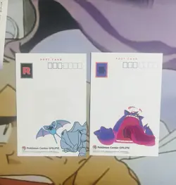 2016 Pokemon Center Team Rocket Post Card & 2020 Pokemon Center Gengar Post Card - Image 2