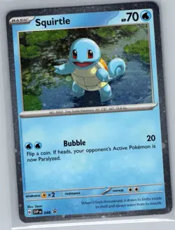 Squirtle - (Cosmos Holo) 048 SV: Scarlet & Violet Promo - Pokemon Card - NM - Image 1