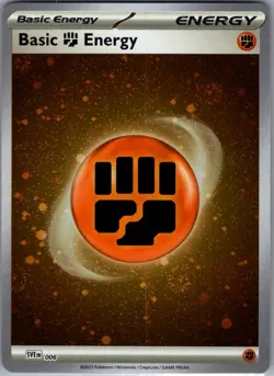 Basic Fighting Energy - (Cosmos Holo) 006 - Pokemon Card - NM - Image 1