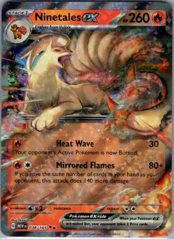 Ninetales ex 038/165 SV: Scarlet & Violet 151 - Pokemon Card - NM - Image 1