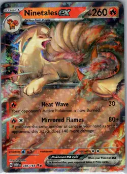 Ninetales ex 038/165 SV: Scarlet & Violet 151 - Pokemon Card - NM - Image 1