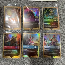 Disney Lorcana Wilds Unknown Pre Release Kit Complete Set. All 6 Promo Cards + - Image 2