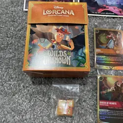 Disney Lorcana Wilds Unknown Pre Release Kit Complete Set. All 6 Promo Cards + - Image 3