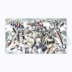 US Seller: Gundam Card Game Playmat, Gundam Wing [Premium Accessory Set - PB01] - Image 1