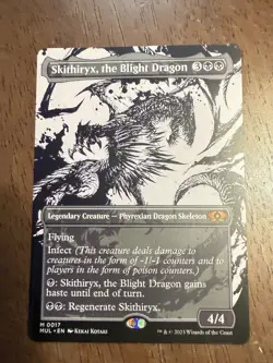 SKITHIRYX, THE BLIGHT DRAGON MTG MOM Multiverse Legends Mythic NM English #17 - Image 1