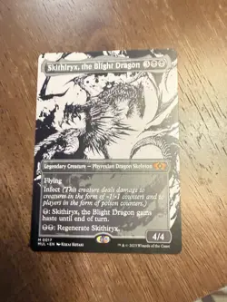 SKITHIRYX, THE BLIGHT DRAGON MTG MOM Multiverse Legends Mythic NM English #17 - Image 2