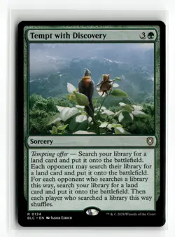 Tempt with Discovery Bloomburrow NM Rare #183 MTG Magic - Image 1