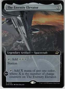 MTG TCG The Eternity Elevator (Extended Art) R Edge of Eternities 354 - Image 1