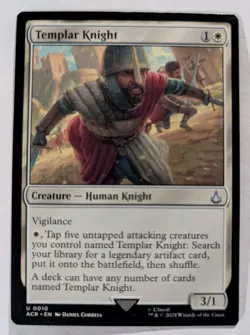 Templar Knight Universes Beyond: Assassin's Creed - MTG - Image 1