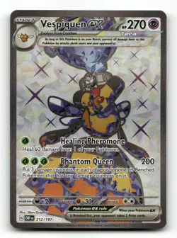 Vespiquen ex 212/197 - Obsidian Flames - Pokemon Card NM/M - Image 1