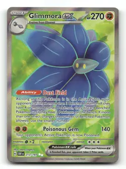 Glimmora ex 213/197 - Obsidian Flames - Pokemon Card NM/M - Image 1