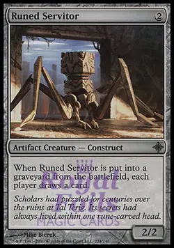Runed Servitor 2x FOIL ROE MTG Rise of Eldrazi Uncommon MINT artifact - Image 1