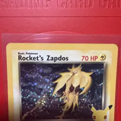Pokemon Celebrations Rockets Zapdos Holo English 15/132 NM-M - Image 3