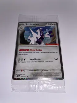 Pokemon Archaludon Briduradon SCR107 GameStop exclusive Promo Stamped Sealed OVP - Image 3