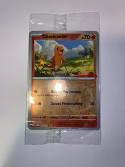 Pokemon Charmander Glumanda MEW 004 GameStop exclusive Promo Stamped Sealed OVP - Image 1