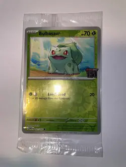Pokemon Bulbasaur Bisasam MEW 001 BestBuy exclusive Promo Stamped Sealed OVP - Image 1