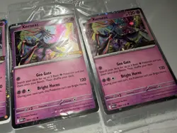 Pokemon Xerneas 064/132 MEGA EVOLUTION Stamped Holo Promo - New & OVP Sealed - Image 4