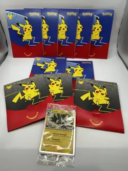 10x Pokemon 25th Anniversary McDonalds 2021 Sealed Packs & 028/88 Perfect Order - Image 1