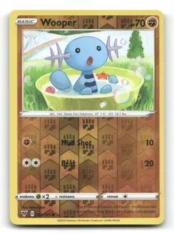 Wooper 083/185 - Vivid Voltage Reverse Holo - Pokemon Card NM/M - Image 1