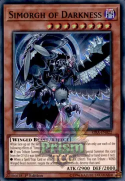 Simorgh of Darkness Super Rare #RIRA-EN022 Yugioh Super Rare - Image 1