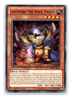 Landrobe the Rock Vassal - SR01-EN012 - Common - 1st Edition Yugioh - Image 1