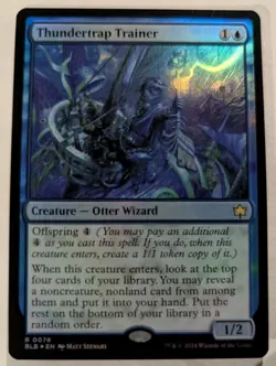 Thundertrap Trainer Bloomburrow Foil - MTG RARE - Image 1