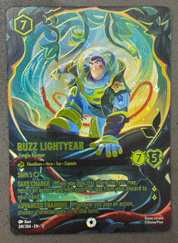 Buzz Lightyear - Jungle Ranger (Iconic) 241/204 Wilds Unknown Holo Lorcana - Image 3
