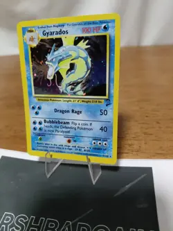 Pokemon TCG Gyarados Base Set 2 Holo Unlimited Rare Card 7/130 LP Condition - Image 2
