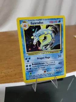 Pokemon TCG Gyarados Base Set 2 Holo Unlimited Rare Card 7/130 LP Condition - Image 3