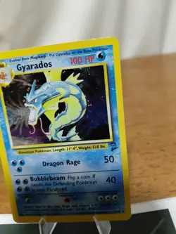 Pokemon TCG Gyarados Base Set 2 Holo Unlimited Rare Card 7/130 LP Condition - Image 4