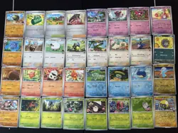 Pokemon 32 Reverse Holo Card Near Complete Journey Together Master Set - Image 1